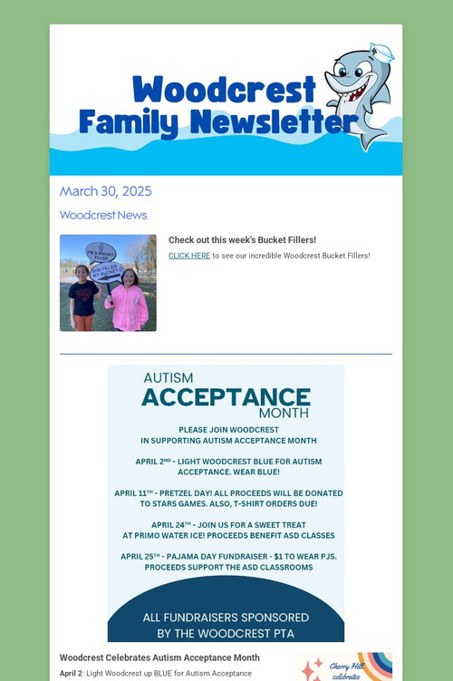 Woodcrest Family Newsletter