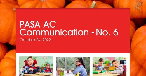 PASA AC Communication - No. 6
