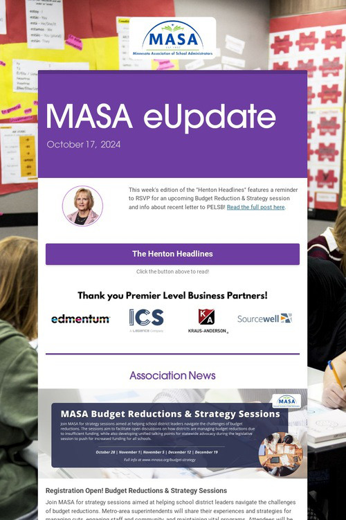 MASA eUpdate
