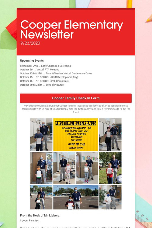 Cooper Elementary Newsletter