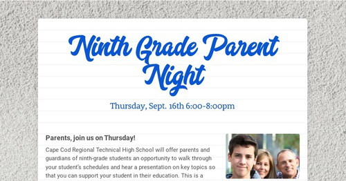 Ninth Grade Parent Night