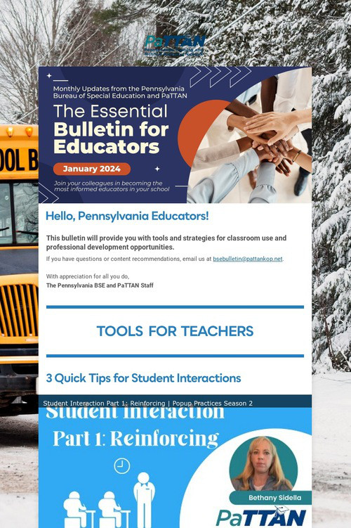 Essential Bulletin for Educators