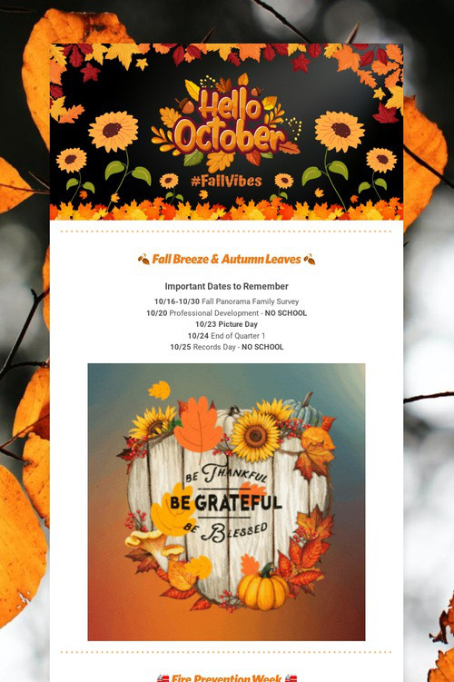 Hello October
