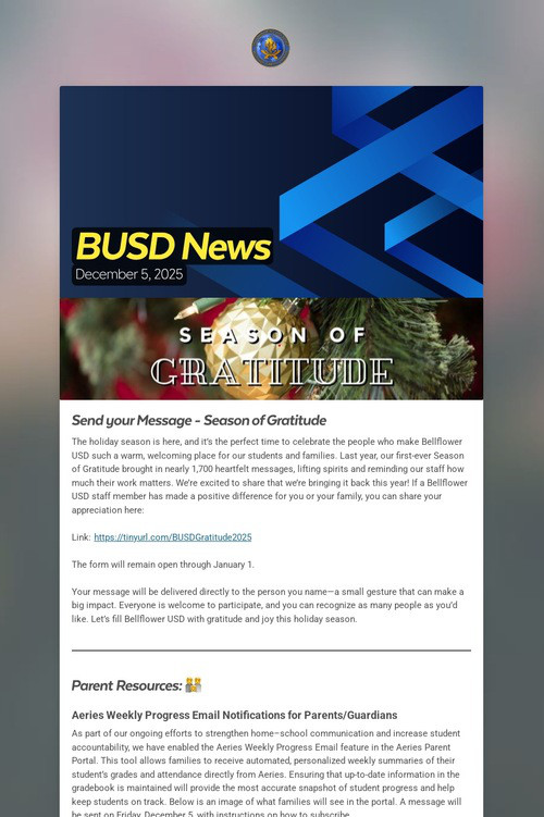 BUSD News