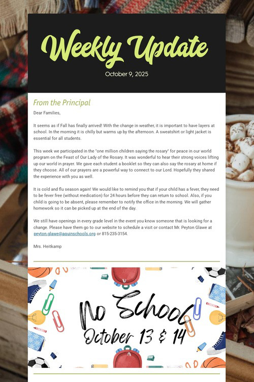 Weekly Update