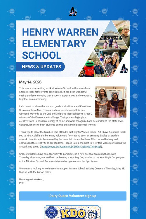 Warren School Weekly Update