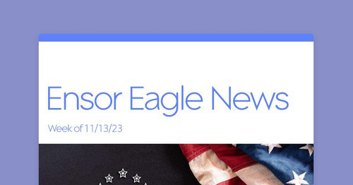 Ensor Eagle News