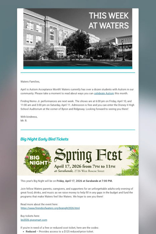 This Week at Waters - April 3