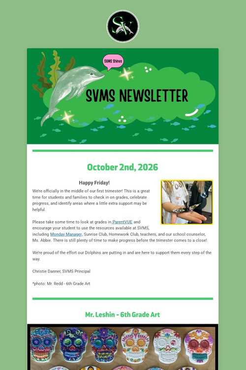 SVMS Newsletter