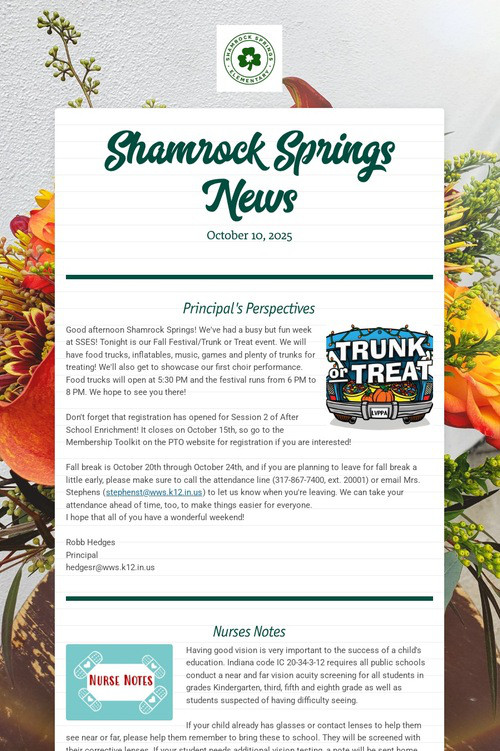 Shamrock Springs News