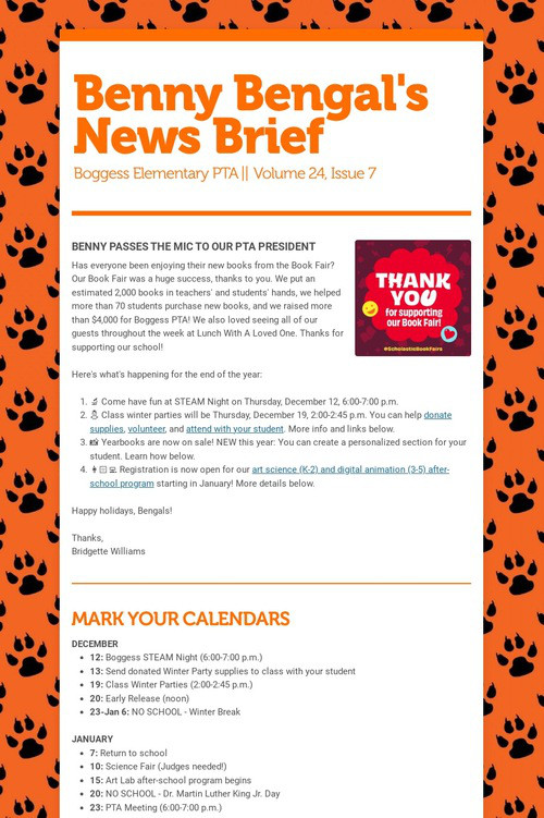 Benny Bengal's News Brief