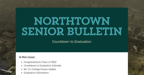 Northtown Senior Bulletin