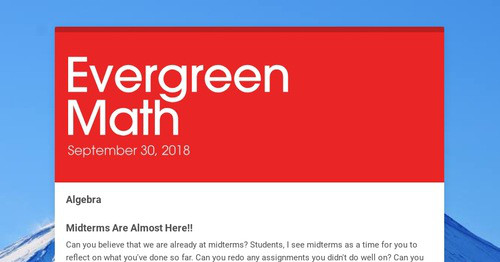 Math Graph Digital Newsletter Design newsletters to spread the word online | Smore