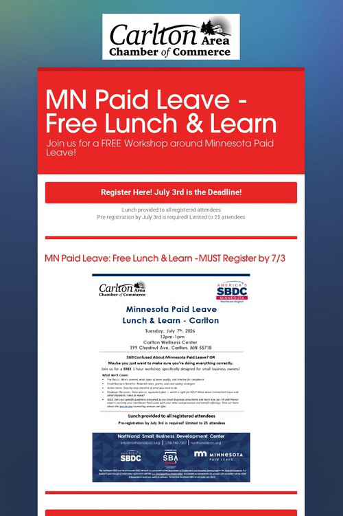 MN Paid Leave - Free Lunch & Learn