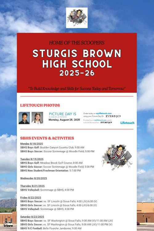 STURGIS BROWN HIGH SCHOOL