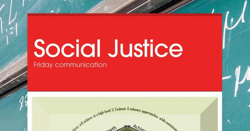 Social Justice | Smore Newsletters