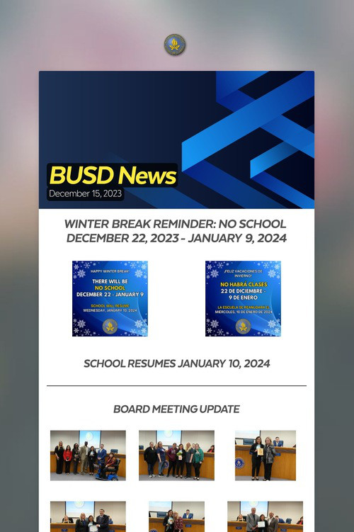 BUSD News