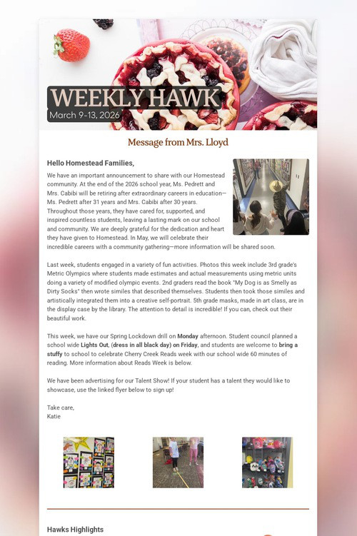 WEEKLY HAWK
