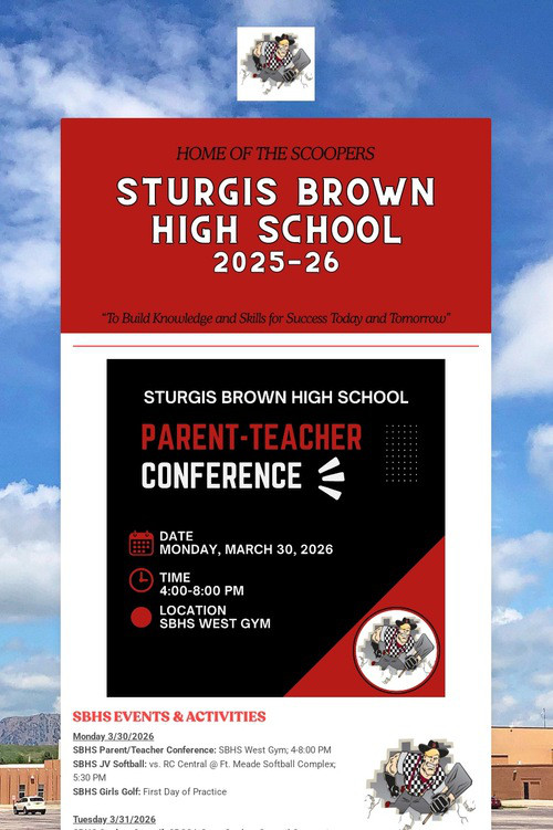 STURGIS BROWN HIGH SCHOOL