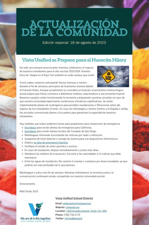 Actualización de la Comunidad
