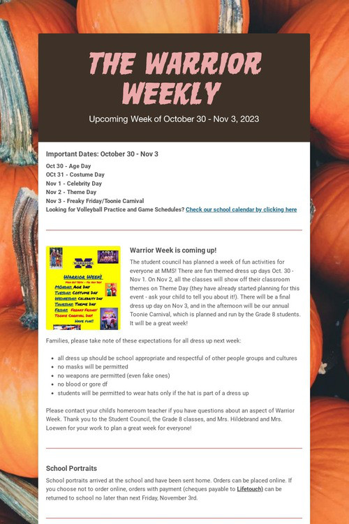 The Warrior Weekly