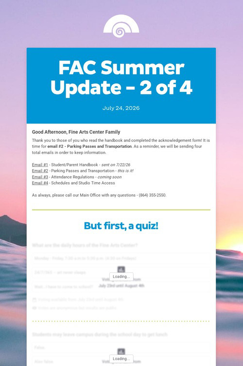 FAC Summer Update - 2 of 4