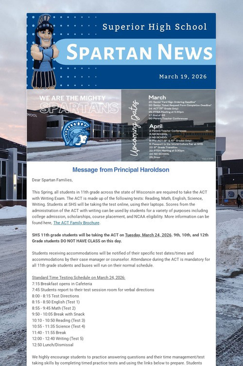 SHS Family News