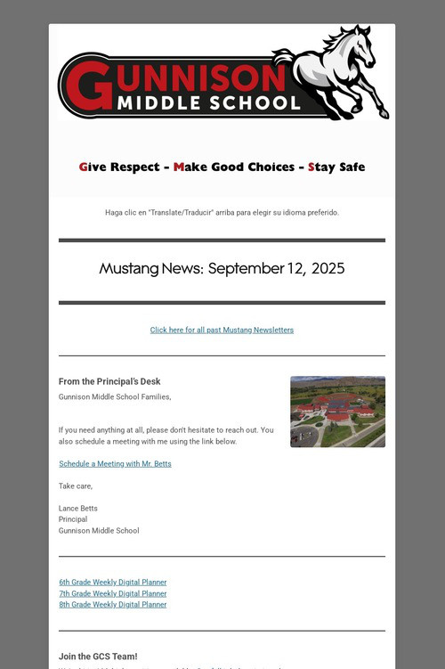 Mustang News - September 12, 2025