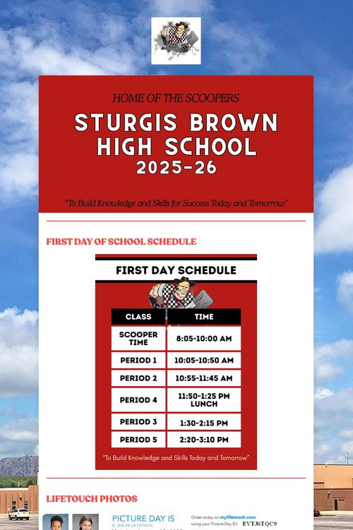 STURGIS BROWN HIGH SCHOOL