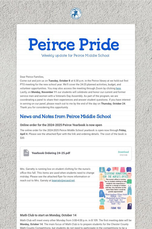 Peirce Pride