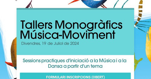 Tallers Monogràfics Música-Moviment