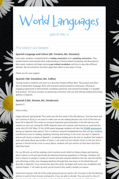 World Languages