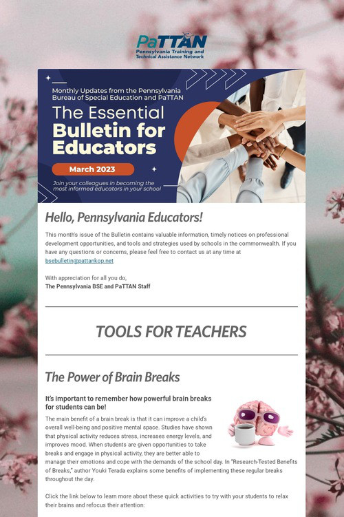 Essential Bulletin for Educators