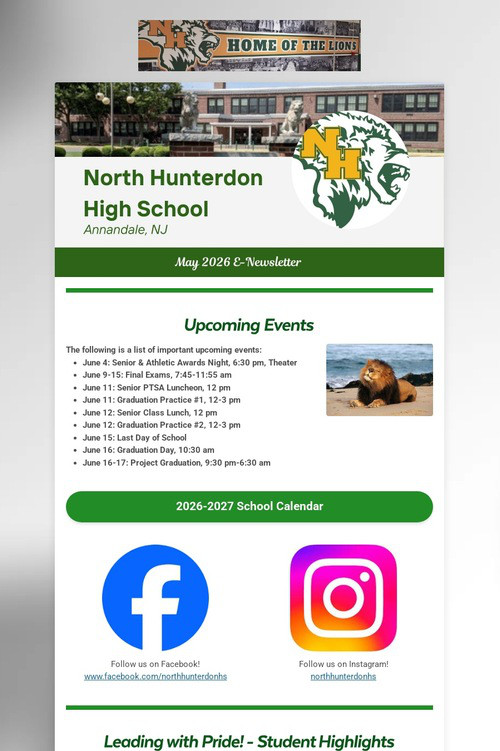 May 2026 Newsletter
