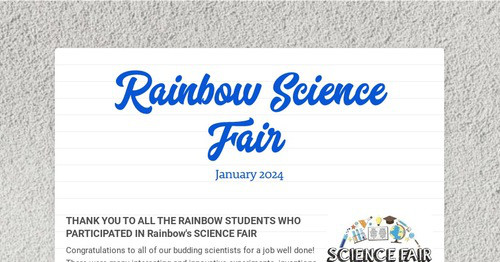 Rainbow Science Fair