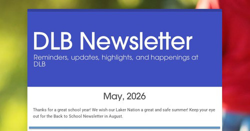 DLB Newsletter