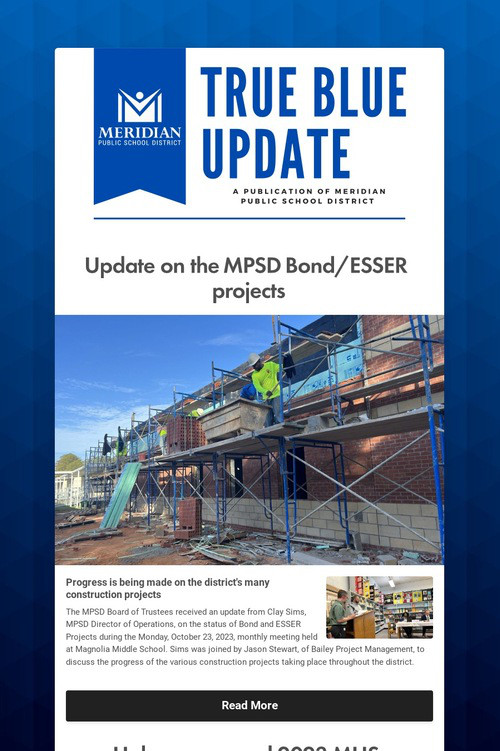 MPSD True Blue Update