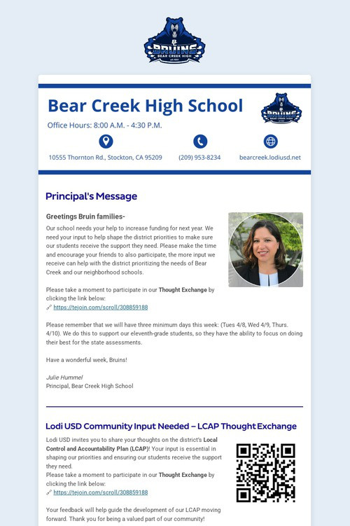 04/06/2025 BCHS Weekly Newsletter