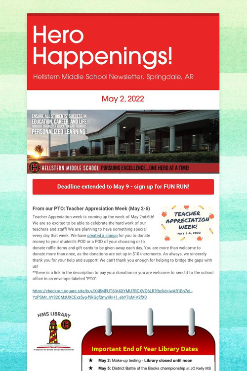 Hero Happenings!