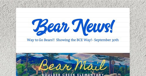 Bear News!