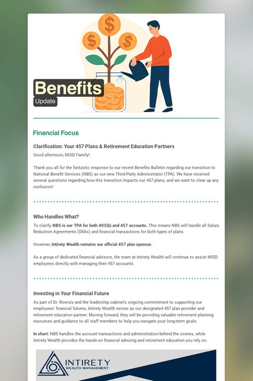 Benefits