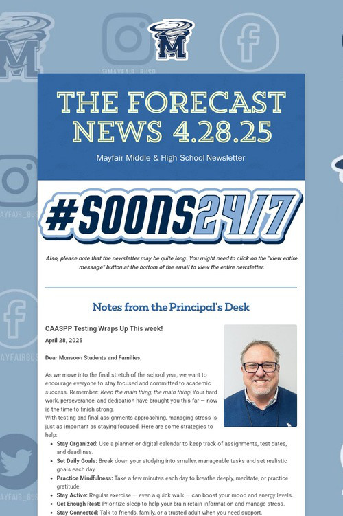 THE FORECAST News 4.28.25