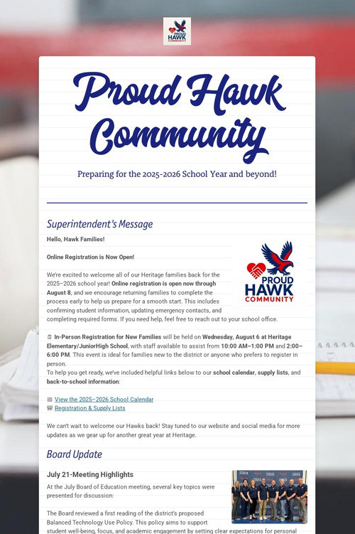 Proud Hawk Community