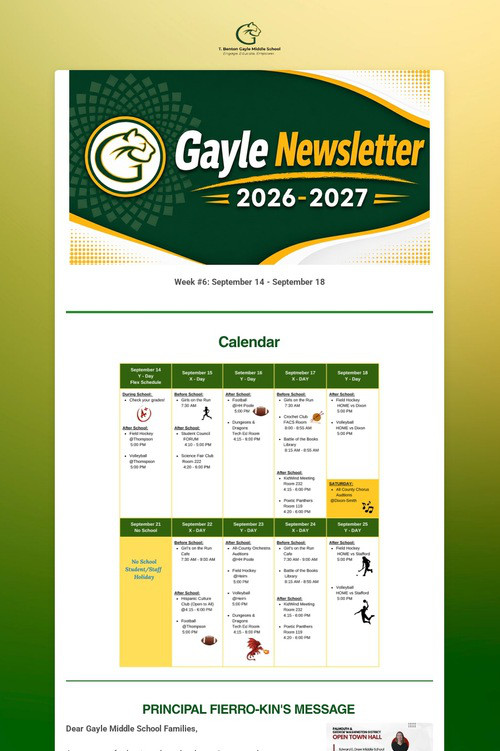 Gayle Newsletter