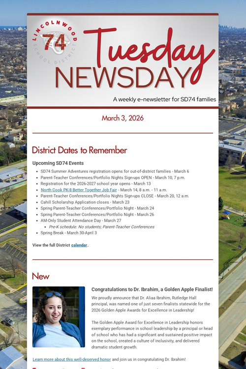 Tuesday Newsday