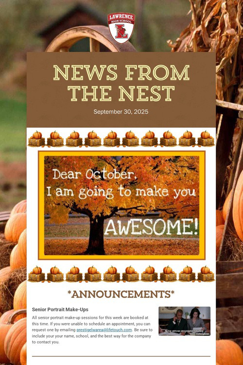 News from the Nest
