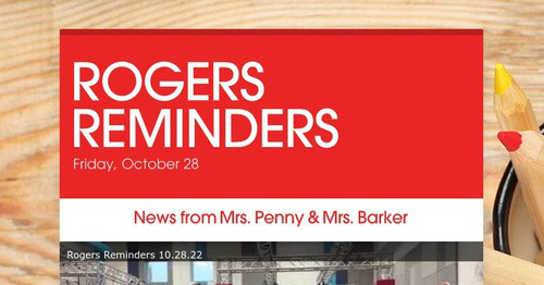 ROGERS REMINDERS