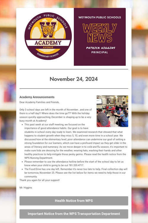 Academy Avenue Elementary School