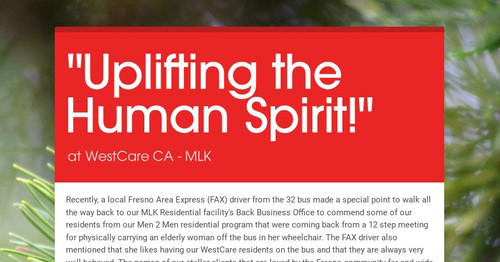 "Uplifting The Human Spirit!" | Smore Newsletters