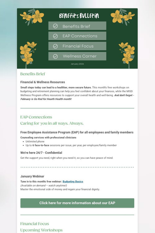 Benefits Bulletin (Jan)